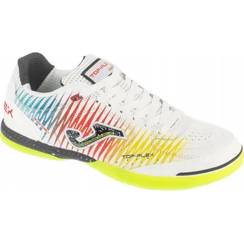 Pánská sálová obuv Sálové boty na futsal JOMA TOP FLEX 2576 BÍLO-ŽLUTÉ, velikost 41