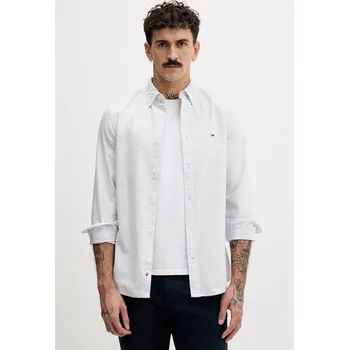 Pánská košile Bavlněná košile Tommy Jeans DM0DM20668 modrá 05C, vel. S