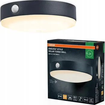 Venkovní osvětlení Solární LED nástěnné svítidlo 3000K s pohybovým a soumrakovým senzorem Endura Style Osram