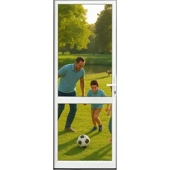 Vchodové dveře Vchodové plastové dveře dovnitř 80x200 pravé, trojsklo Argon, 76mm, 5 komor