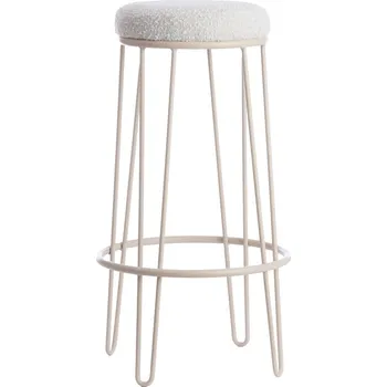 Barová židle Krémová čalouněná barová stolička (výška sedáku 73 cm) Alice – Light & Living ID_1721436