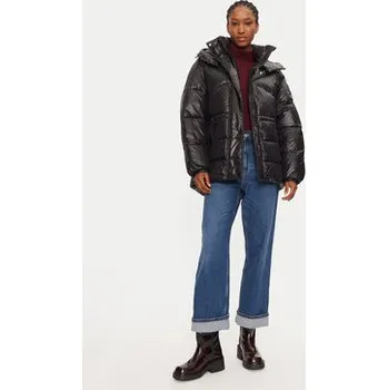 Dámská větrovka KARL LAGERFELD Vatovaná bunda 246W1510 Černá Regular Fit XS