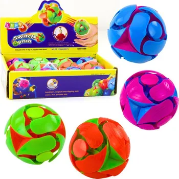 Dětský míč Míč měnící barvu pro házení a žonglování 6 cm barevný