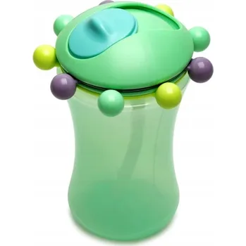 Melii Baby Senzorický lahev na pití s brčkem 340 ml Green