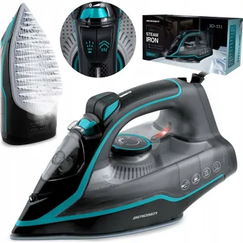 Žehlička Parní žehlička 2600W Berdsen BD-331 keramický povrch vertikální provoz