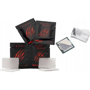 Univerzální čisticí prostředek 4 ks THERMAL GRIZZLY Čisticí ubrousky – vlhčené ubrousky na odstranění pasty