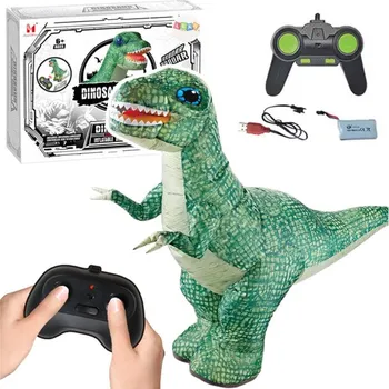 RC model auta Velký nafukovací dinosaurus na dálkové ovládání RC Zelený 130 x 190 cm