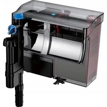 Akvarijní filtr KASKÁDOVÝ FILTR DO AKVÁRIA 38-115L 500L/H SKIMMER REGULACE VÍCE STUPŇŮ