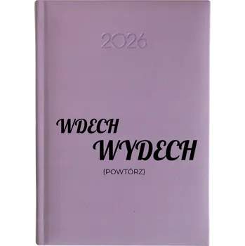 Kalendář Knižní kalendář 2026 A5 FunnyCase fialový