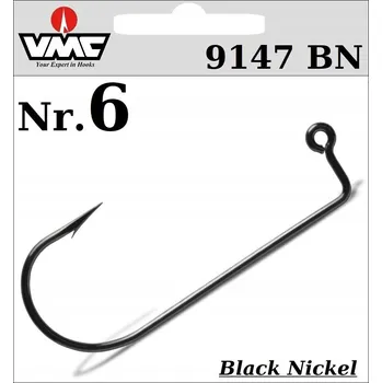 Rybářský háček 50 x JIGOVÁ HLAVIČKA S HÁČKEM VMC 9147BN Č.. 10 pro odlévaní