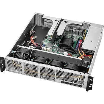 Server ASRock 2U1G-B650/AQUA, UP, Rack 2U, AMD Ryzen 9000, 2xSFF, 1xGPU, 2xGbE, Red. PSU, IPMI
