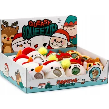 plyšák Plyšová hračka na mačkání - Vánoční kamarádi mix