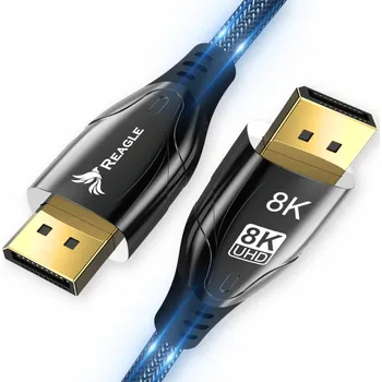 Video kabel KABEL DISPLAYPORT 1.4 DP 4K 144Hz 1440p 240Hz HDR DISPLAY PORT KABEL 3M