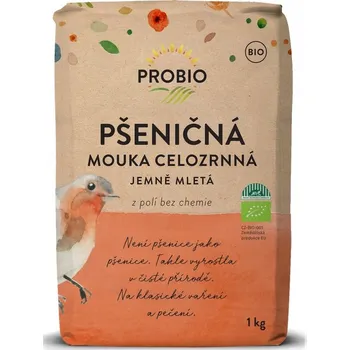 Mouka Pšeničná celozrnná mouka (jemně mletá) typ 1850 Graham 1 kg BIO PROBIO