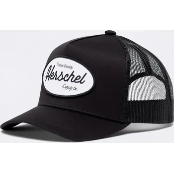 Kšiltovka Herschel Supply Whaler Tall Mesh Gas Station Cap Black