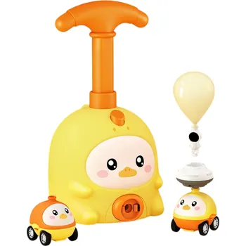 Interaktivní pumpovací hračka s balónky a autíčkem Vzdělávací fyzikální sada pro děti Rozvoj motoriky a kreativity Bezpečné hraní bez baterií