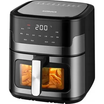 fritéza Horkovzdušná fritéza 5,5L 1500W VELKÁ AIR FRYER Trouba XL OKÉNKO 60 min