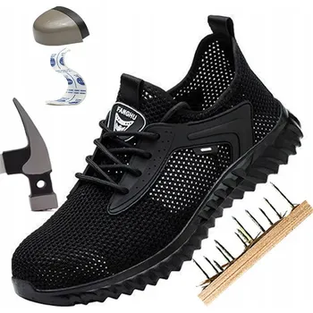 Pracovní obuv Lehká, prodyšná, ochranná BOZP pracovní obuv s tužinkou vel. 45