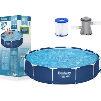 Bazén Bazén zahradní rámový 366 x 76 cm set Bestway 56681