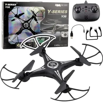 Dron Dron Y-35 Dálkově Ovládaný Lehký Gyroskop Rotace 360° Černý