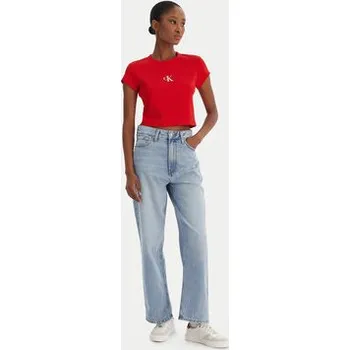 Pánská móda Calvin Klein Jeans Jeansy Eu Barrel LV047E628G Modrá Regular Fit 27_32