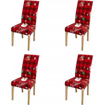 Potah na židli Červený potah na židli