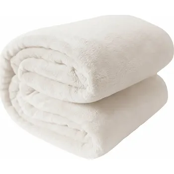 deka Měkká deka 150x200 ecru přehoz z mikrovlákna