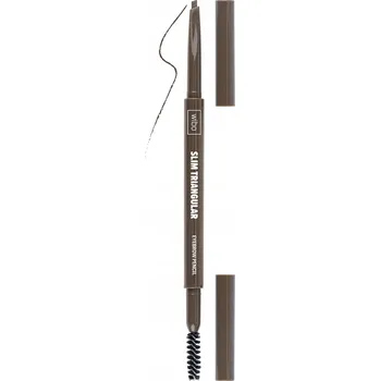 Tužka na obočí Wibo Slim Triangular Eyebrow Pencil 1 Soft Brown trojúhelníková tužka na obočí