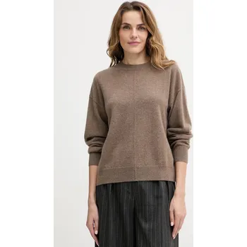Dámský svetr Kašmírový svetr BOSS Fascona dámský, hnědá barva, 50547883 88X, vel. S