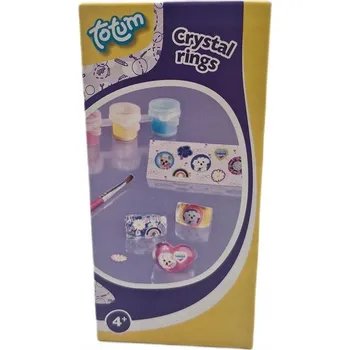 kreativní sada PRSTENY BIŽUTERIE STUDIO PRO MALOVÁNÍ KREATIVNÍ SADA CRYSTAL TOTUM