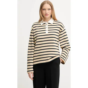 Dámská mikina Bavlněná mikina Tommy Hilfiger WW0WW47457 béžová 08X, vel. L