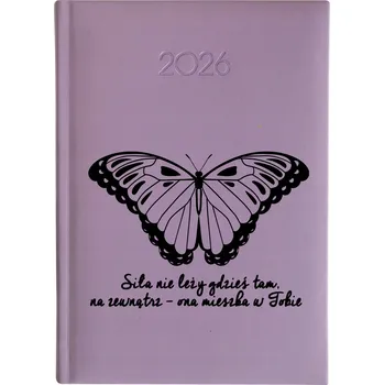 Kalendář Knižní kalendář 2026 A5 FunnyCase fialový