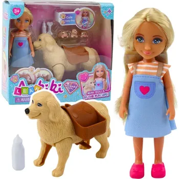 Panenka Sada Mini Panenka Ankiki Pes S Taškou Štěňátka Kost