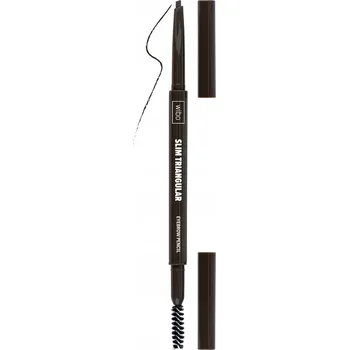Přípravek na oči Wibo Slim Triangular Eyebrow Pencil 2 Dark Brown trojúhelníková tužka na obočí