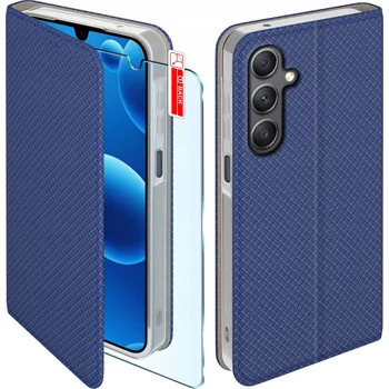 Pouzdro na mobilní telefon Pouzdro s klopou KrainaGSM pro Samsung Galaxy A26 modré