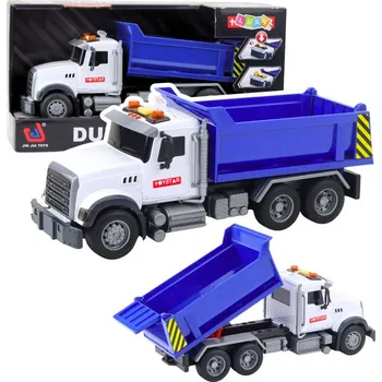 autíčko Nákladní auto Sklápěč Pohyblivá Korba Světla Zvuky Modrá