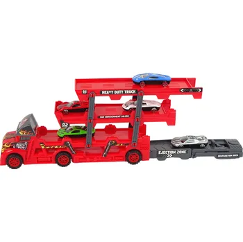 autíčko Velké Auto Truck Odťahovka Rozkládací 3-Patrová s Vystřelovačem