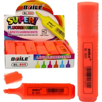 Zvýrazňovač Zvýrazňovač na poznámky Školní Kancelářský Neonový Intenzivní Oranžový