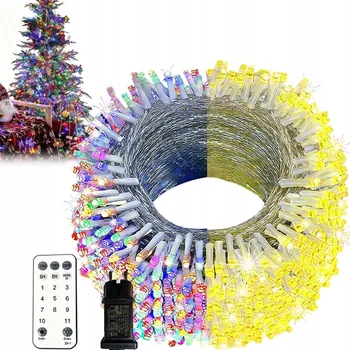 Vánoce Vánoční osvětlení na stromeček Classic 300 LED 30m multicolor IP44 voděodolné, 11 režimů