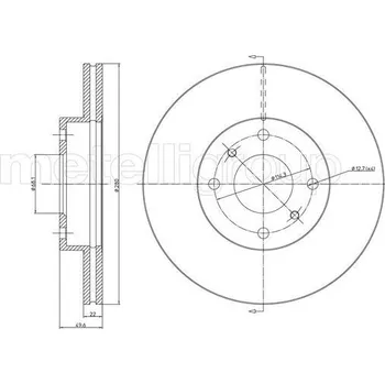 Brzdový kotouč Brzdový kotouč CIFAM (800-545)