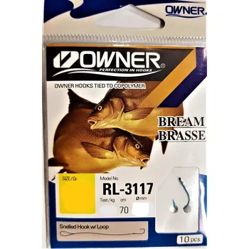 Rybářský háček Owner Háčky RL3117 PIN 4 +PŘÍSL. 0,20 10 KS