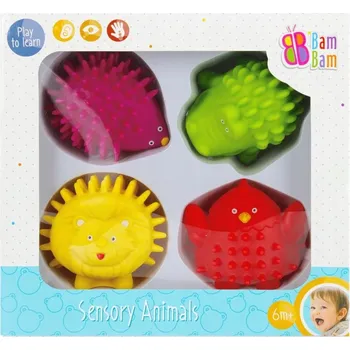 Hračka pro nejmenší Sada senzorických hraček 4 ks Bam Bam 491724