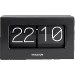 Designové stolní překlápěcí hodiny 5620BK Karlsson 21cm