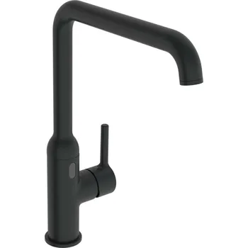 Vodovodní baterie HANSA Baterie Hansa Vantis dřezová stojánková 230/9V Bluetooth černá mat, 5421220933 5421220933