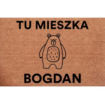 Rohožka Kokosová rohožka, hotová, 39 x 59 cm