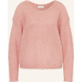 Dámský svetr American Vintage Dámský Svetr Nuny S Alpakou, starorůžová, 36