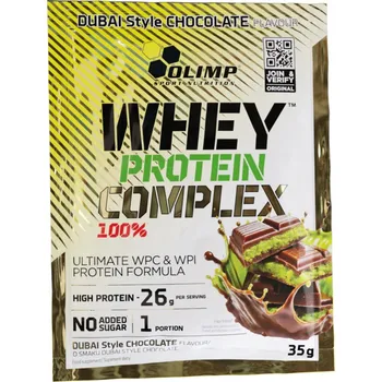 Protein Olimp Whey Protein Complex 100% 35g bílkovin 1 porce - dubajská čokoláda