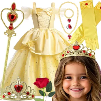 Karnevalový kostým Kostým Bella Kráska a Zvíře TuTuu vel. 12