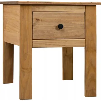 Noční stolek Noční stolek z borovicového dřeva 46x40x57 cm, přírodní