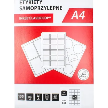 Samolepící etiketa Etikety A4 52,5 x 30 mm 100 listů Kvalitní